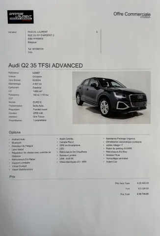 Audi Q2 35 Tfsi 150 CV DSG Advanced 02/2024